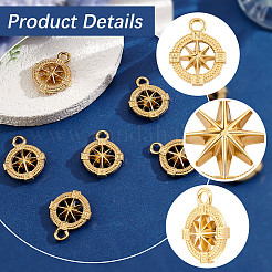 6 pendentif en acier inoxydable 304&nbsp;STAS-BBC0010-75