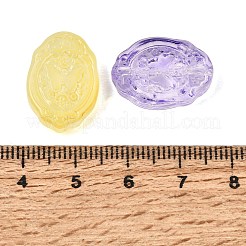 Cuentas de murano transparente hechas a mano&nbsp;LA-CBA3B34-02