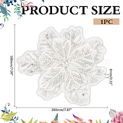 3D полиэстеровая вышивальная нить для пришивания/утюживания нашивок&nbsp;PATC-WH0023-21B