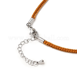 Изготовление ожерелья из плетеного нейлонового шнура толщиной 2.5 мм FIND-G095-01P-19