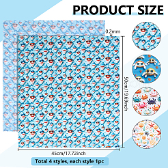 Tessuto in policotone&nbsp;DIY-WH0591-598B