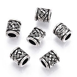 Европейские сплавочные бусины тибетского стиля  TIBEB-TAC0002-02AS