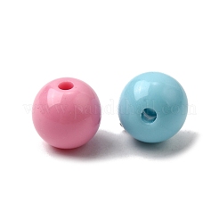 Непрозрачные акриловые бусины&nbsp;OACR-H051-15