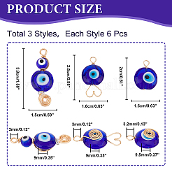 18шт 3 стиля ручной работы подвески лэмпворк FIND-AR0003-01
