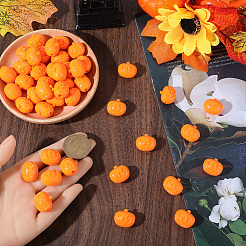 60 шт. непрозрачные смоляные бусины на Хэллоуин&nbsp;RESI-SC0036-67