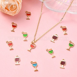 30шт 5 стиля подвески из сплава с эмалью&nbsp;ENAM-YW0004-22