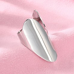 Anello polsino aperto in acciaio inossidabile 304 anti-ossidazione&nbsp;X-RJEW-Q775-01P