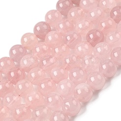Натуральный мадагаскар розовый кварц бисер пряди&nbsp;LS-G-B167-A07-10mm