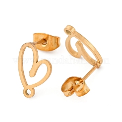 Фурнитура для сережек-гвоздиков из нержавеющей стали 304 STAS-D371-05G