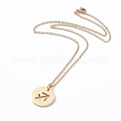 Colliers pendentifs en acier inoxydable 304&nbsp;NJEW-E147-02G