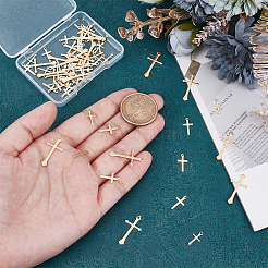 60шт 3 стиля латунные подвески KK-HY0003-88G