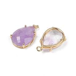 Граненые подвески из натурального аметиста&nbsp;G-K347-05G-07