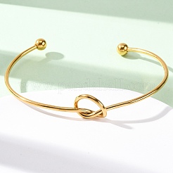 Браслеты-манжеты из нержавеющей стали 304 BJEW-L706-01G