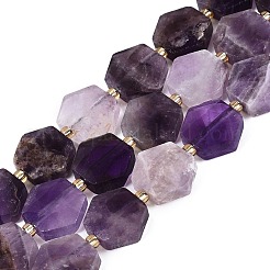 Natürlichen Amethyst Perlen Stränge&nbsp;G-N368-01A-10