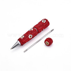 Ручка из сплава с бусинами AJEW-A066-02C