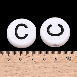 Perline europei acrilici opachi&nbsp;AC-CBA3BDD-01C