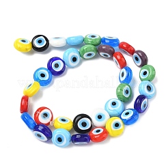 Ручной сглаза бусины бисер нитей LAMP-G168-05