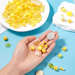 100 г прозрачных/непрозрачных акриловых бусин&nbsp;MACR-TA0001-50E