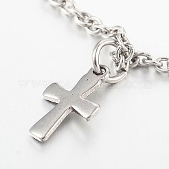 Браслеты на ногу из нержавеющей стали AJEW-AN00104-01