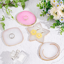 4шт 4 стиля имитация смолы агат цветовая палитра MRMJ-NB0001-19