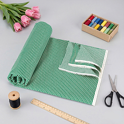 Tela de polialgodón con estampado de rayas de 1 yarda&nbsp;DIY-MA0007-31D