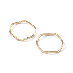 Anneaux connecteurs en laiton&nbsp;KK-WH0046-61KCG