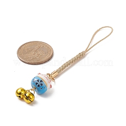 Фарфоровые мобильные ремни ручной работы Lucky Cat HJEW-JM00891