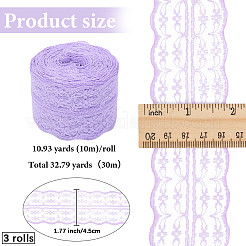 3 рулон гипюровой неэластичной кружевной отделки OCOR-GF0004-52B