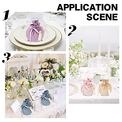 8 набор двухцветных бархатных мешочков для хранения конфет&nbsp;ABAG-BC0001-37