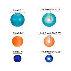 Прозрачные стеклянные бусины&nbsp;GLAA-PH0008-16C