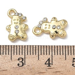 Weihnachtslegierung Kristall Strass Anhänger&nbsp;FIND-L026-01B-G