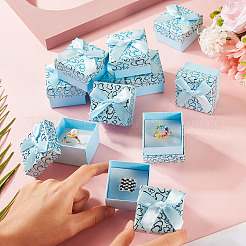 Бант картон бумага кольца подарочные коробки для хранения&nbsp;CON-TAC0001-16E