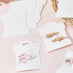 100 шт. пустые бумажные карточки для демонстрации заколок для волос&nbsp;CDIS-SP0001-36