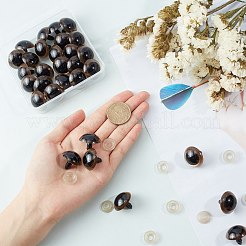 Пластиковые глаза куклы DIY-PH0005-23B