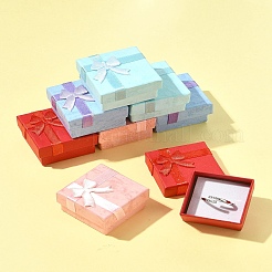 8 шт. 4 цвета упаковка для подарков на день святого валентина картонные коробки для колец CBOX-FS0001-07