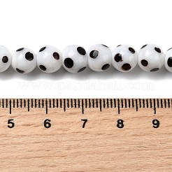 Бусины лэмпворк &nbsp;LAMP-D002-8mm-01F