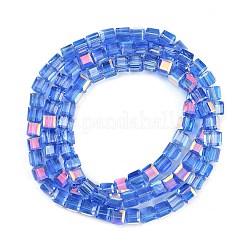 Гальванизируйте прозрачное стекло бисер нитей EGLA-B011-07A-AB03