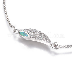 Регулируемые латунные браслеты Боло BJEW-L618-05P