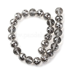 Прозрачные стеклянные бусины гальваническим пряди&nbsp;EGLA-N002-34F-F02