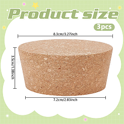 Bouchon de bouteille en liège&nbsp;AJEW-WH0752-481C
