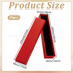 Картонные коробки для хранения подарочных украшений и ожерелий&nbsp;CON-GO0001-08B