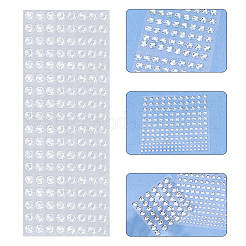 Плоские круглые акриловые наклейки со стразами DIY-SP0004-41