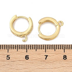 Латунные серьги-обручи KK-L152-20G