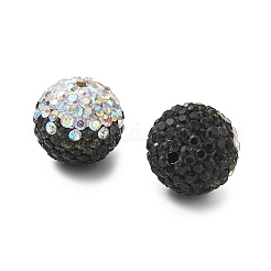 Градиентный дизайн полимерная глина стразы бусины CLAY-NH0001-03B