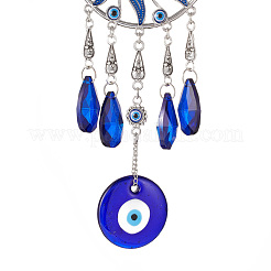 Ручная работа лэмпворк подвеска от сглаза HJEW-C001-06