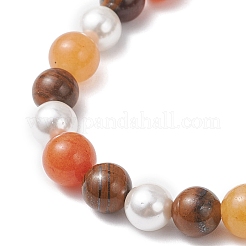 Браслеты с подвесками из латуни BJEW-JB12543