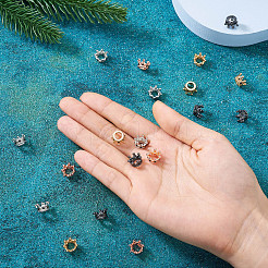 20 шт. Европейские бусины из сплава 4 цветов&nbsp;MPDL-TA0001-06