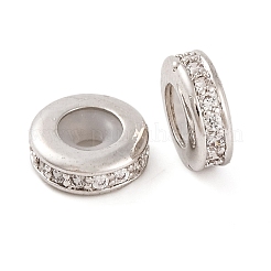 Покрытие стойки латунные прозрачные бусины из кубического циркония KK-M292-02P-02