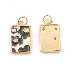 Кулоны из экологически чистой латуни с прозрачным кубическим цирконием&nbsp;KK-I698-08B