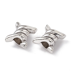 Европейские сплавочные бусины тибетского стиля  PALLOY-E011-01AS